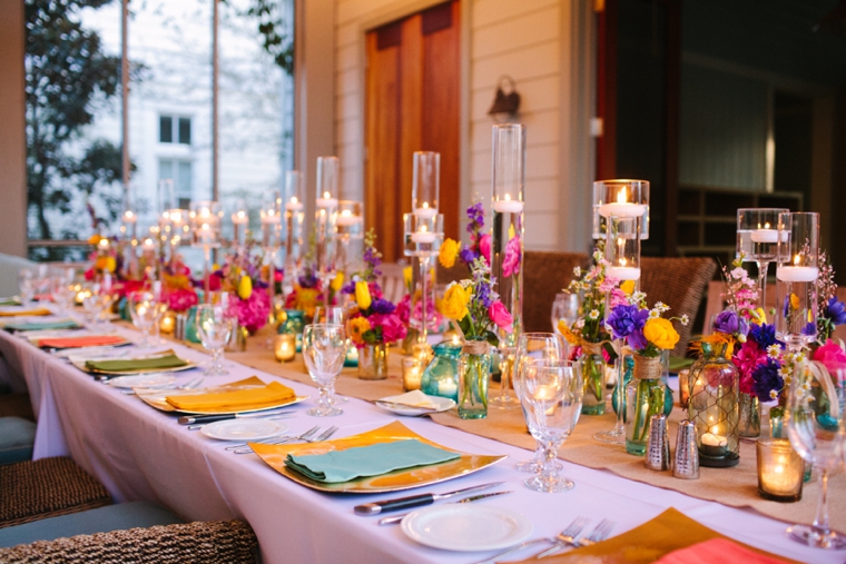 Intimate Colorful Wedding At Watercolor Resort via TheELD.com