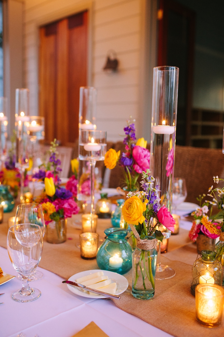 Intimate Colorful Wedding At Watercolor Resort via TheELD.com