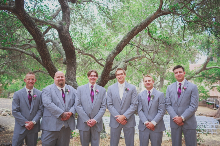 A Plum & Fuchsia California Vineyard Wedding via TheELD.com