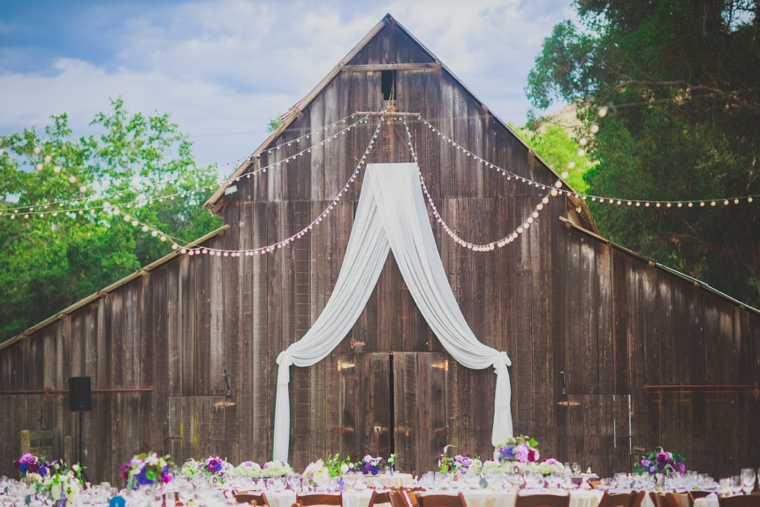 A Plum & Fuchsia California Vineyard Wedding via TheELD.com