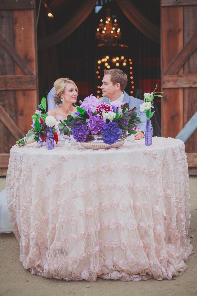 A Plum & Fuchsia California Vineyard Wedding via TheELD.com