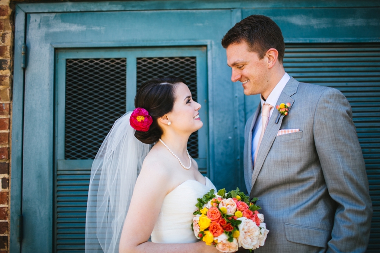 A Polka Dot Inspired Colorful Wedding via TheELD.com