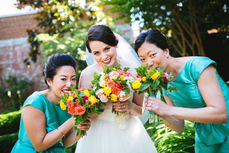 A Polka Dot Inspired Colorful Wedding via TheELD.com