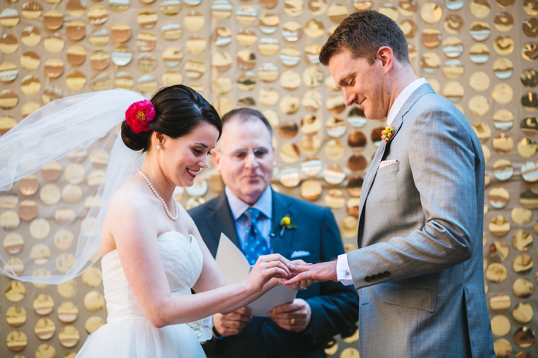 A Polka Dot Inspired Colorful Wedding via TheELD.com