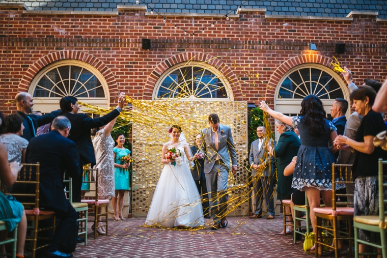 A Polka Dot Inspired Colorful Wedding via TheELD.com