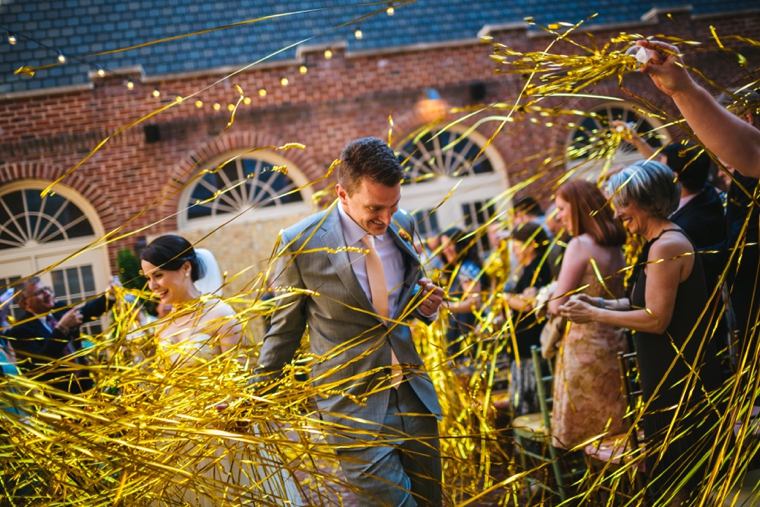 A Polka Dot Inspired Colorful Wedding via TheELD.com