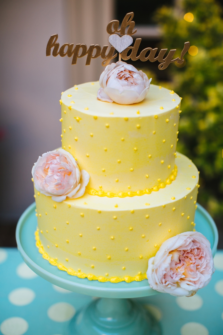 A Polka Dot Inspired Colorful Wedding via TheELD.com