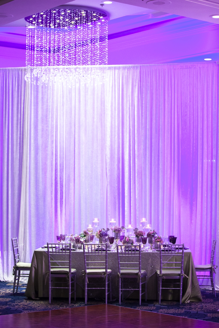 Glamorous Purple Wedding Inspiration via TheELD.com