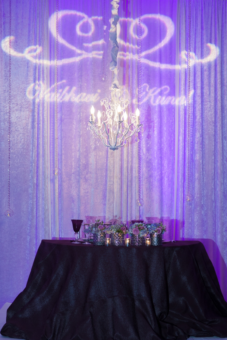 Glamorous Purple Wedding Inspiration via TheELD.com