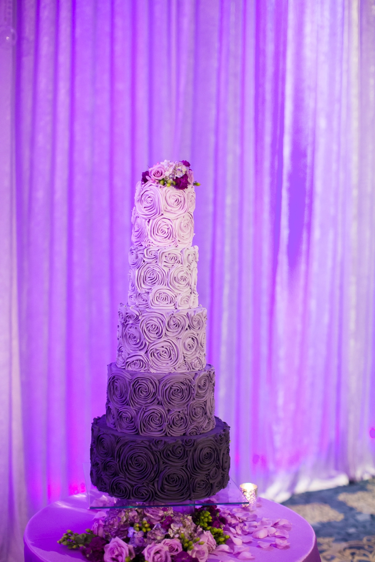 Glamorous Purple Wedding Inspiration via TheELD.com