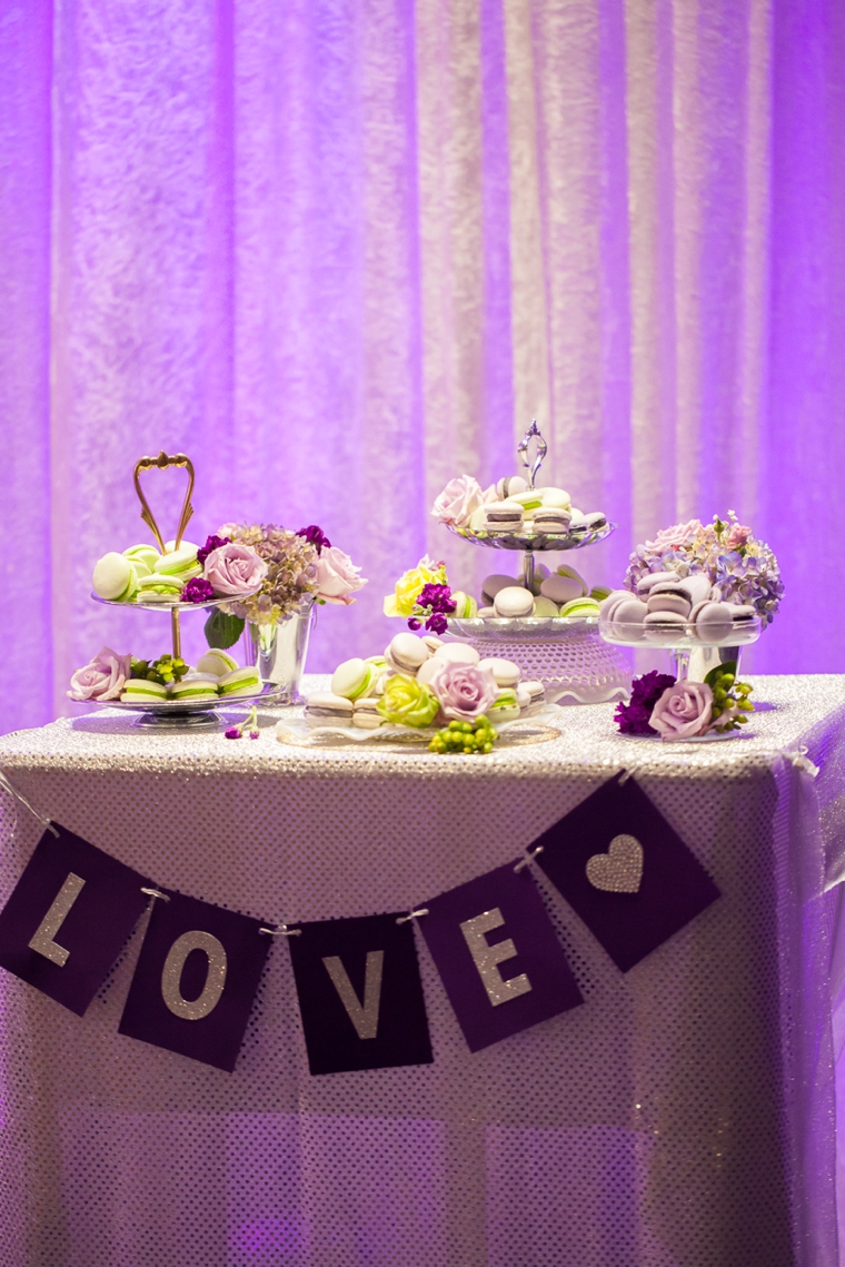 Glamorous Purple Wedding Inspiration via TheELD.com