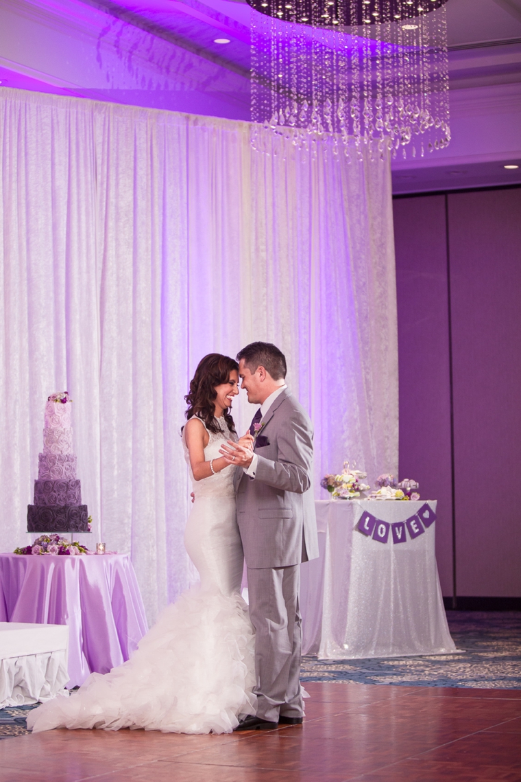 Glamorous Purple Wedding Inspiration via TheELD.com