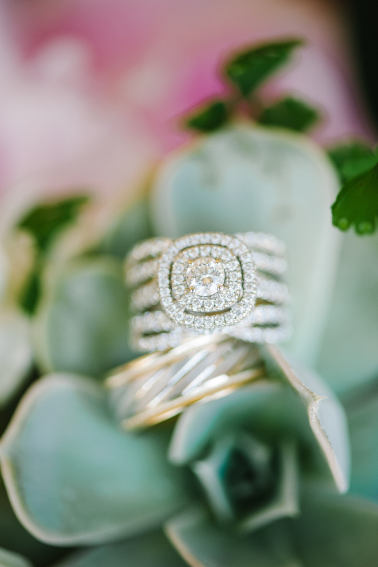 An Eclectic Mint and Pink Garden Wedding via TheELD.com