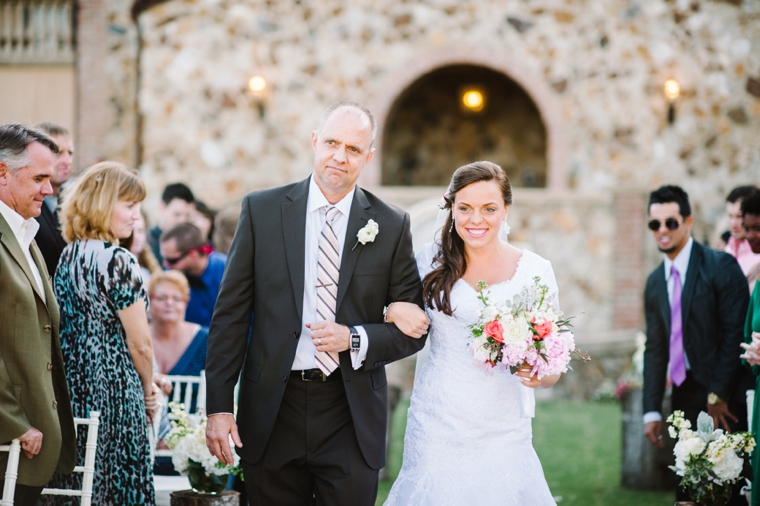 An Eclectic Mint and Pink Garden Wedding via TheELD.com