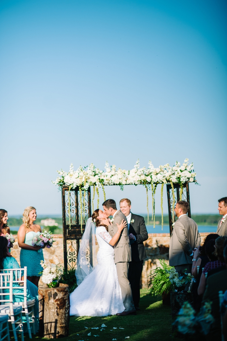 An Eclectic Mint and Pink Garden Wedding via TheELD.com