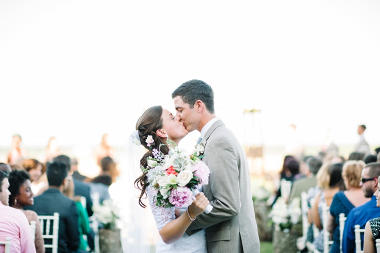 An Eclectic Mint and Pink Garden Wedding via TheELD.com