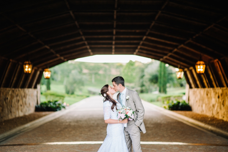 An Eclectic Mint and Pink Garden Wedding via TheELD.com