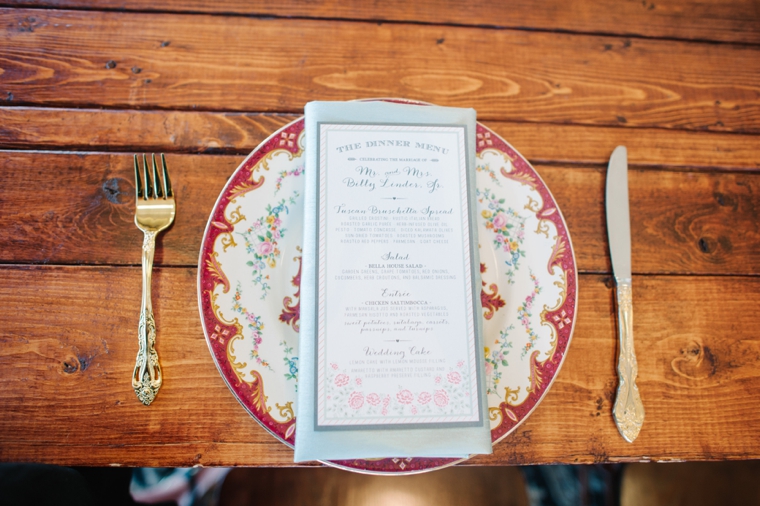 An Eclectic Mint and Pink Garden Wedding via TheELD.com