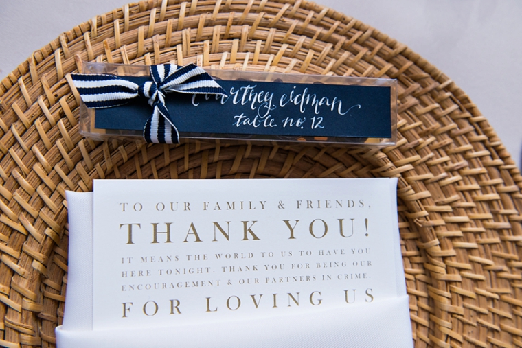 Natural Chic Navy and Orange Wedding via TheELD.com