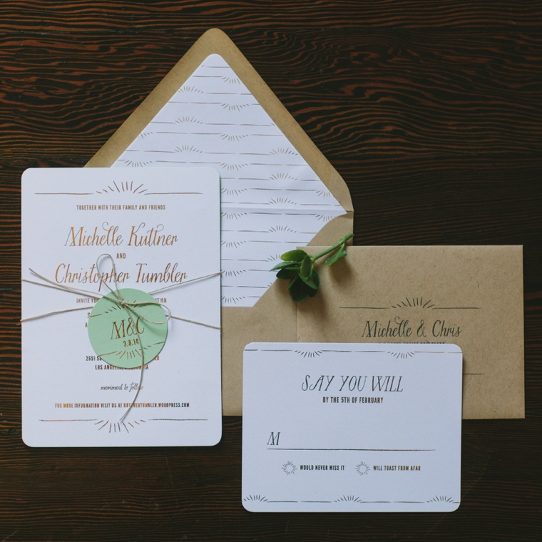 A Sparkly and Eclectic Smog Shoppe Wedding via TheELD.com