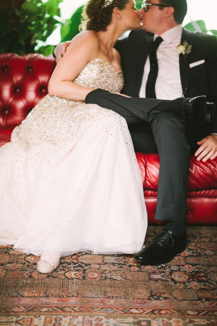 A Sparkly and Eclectic Smog Shoppe Wedding via TheELD.com