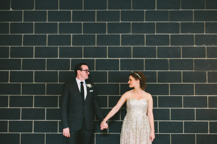 A Sparkly and Eclectic Smog Shoppe Wedding via TheELD.com