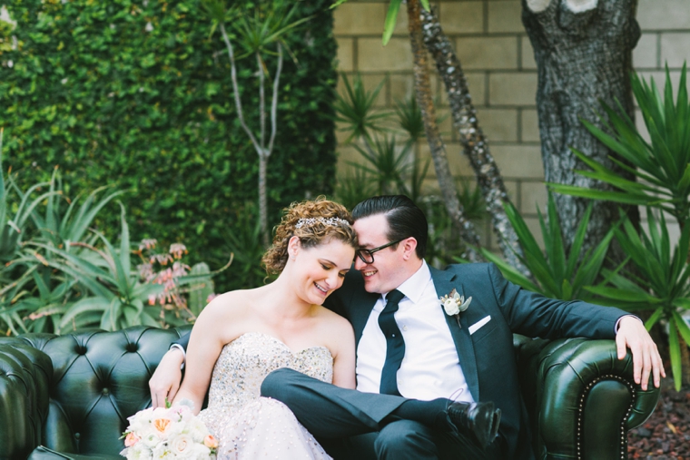 A Sparkly and Eclectic Smog Shoppe Wedding via TheELD.com