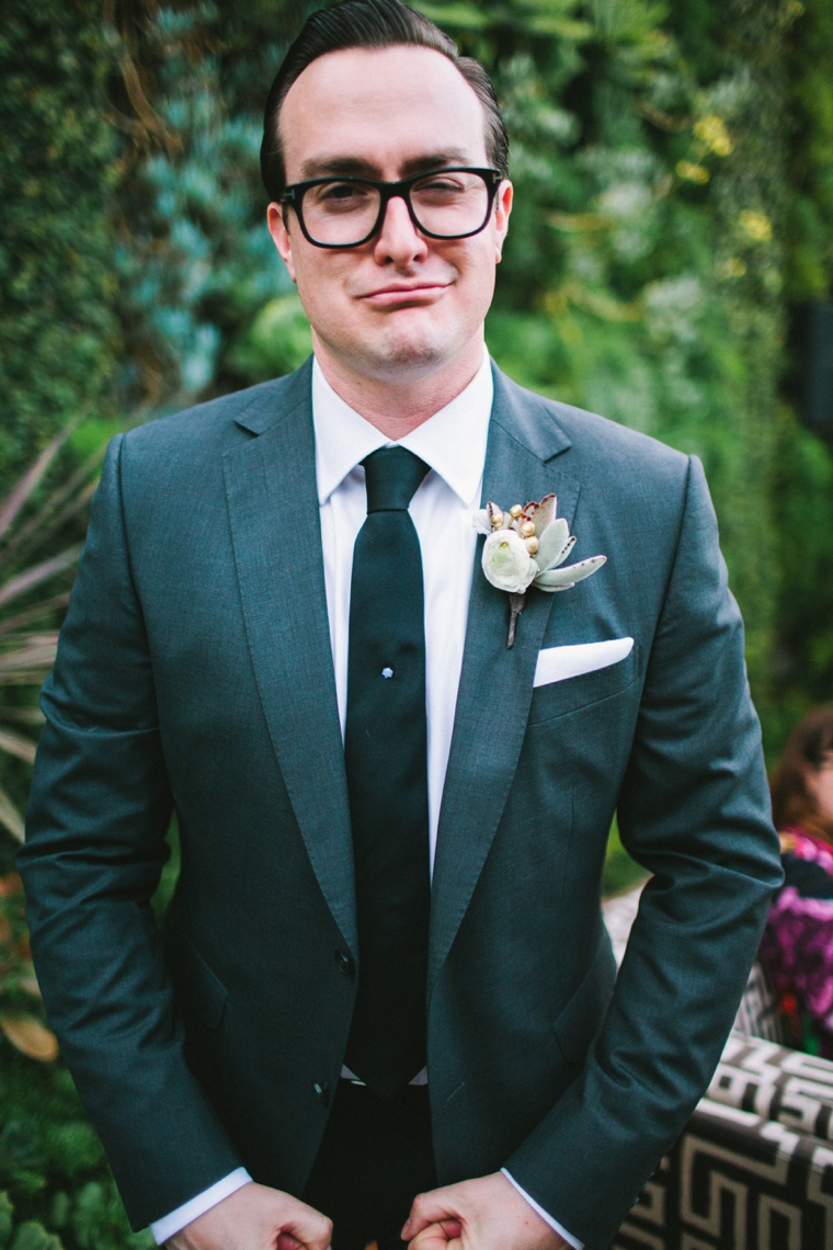 A Sparkly and Eclectic Smog Shoppe Wedding via TheELD.com