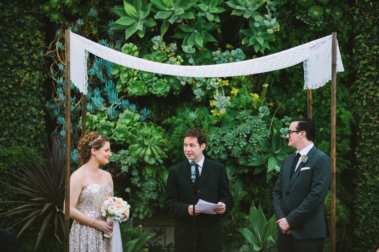 A Sparkly and Eclectic Smog Shoppe Wedding via TheELD.com