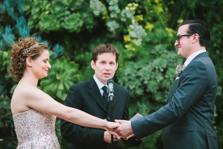 A Sparkly and Eclectic Smog Shoppe Wedding via TheELD.com