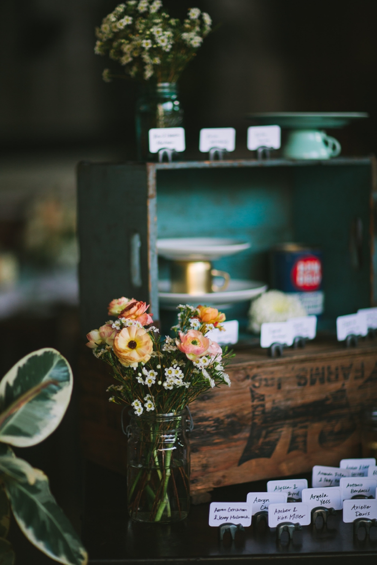 A Sparkly and Eclectic Smog Shoppe Wedding via TheELD.com