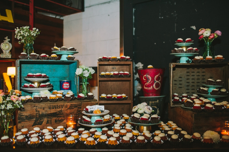 A Sparkly and Eclectic Smog Shoppe Wedding via TheELD.com