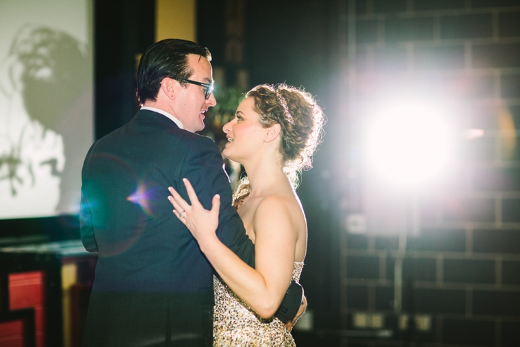 A Sparkly and Eclectic Smog Shoppe Wedding via TheELD.com