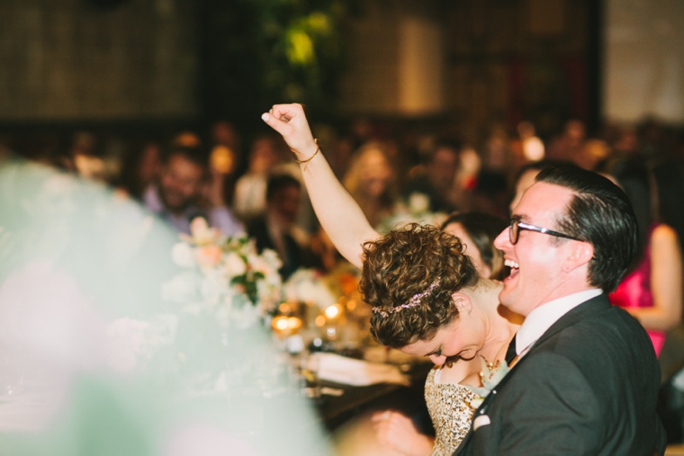 A Sparkly and Eclectic Smog Shoppe Wedding via TheELD.com