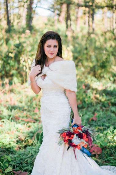 A Winter Wedding Look + How To Be Comfortable In Front Of The Camera via TheELD.com