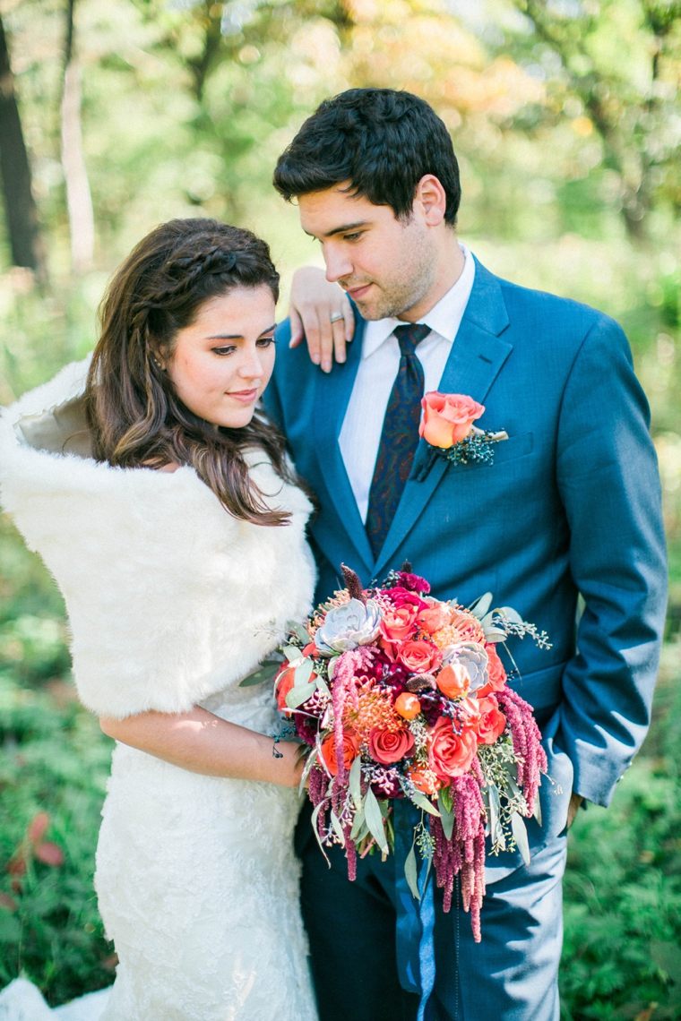 A Winter Wedding Look + How To Be Comfortable In Front Of The Camera via TheELD.com