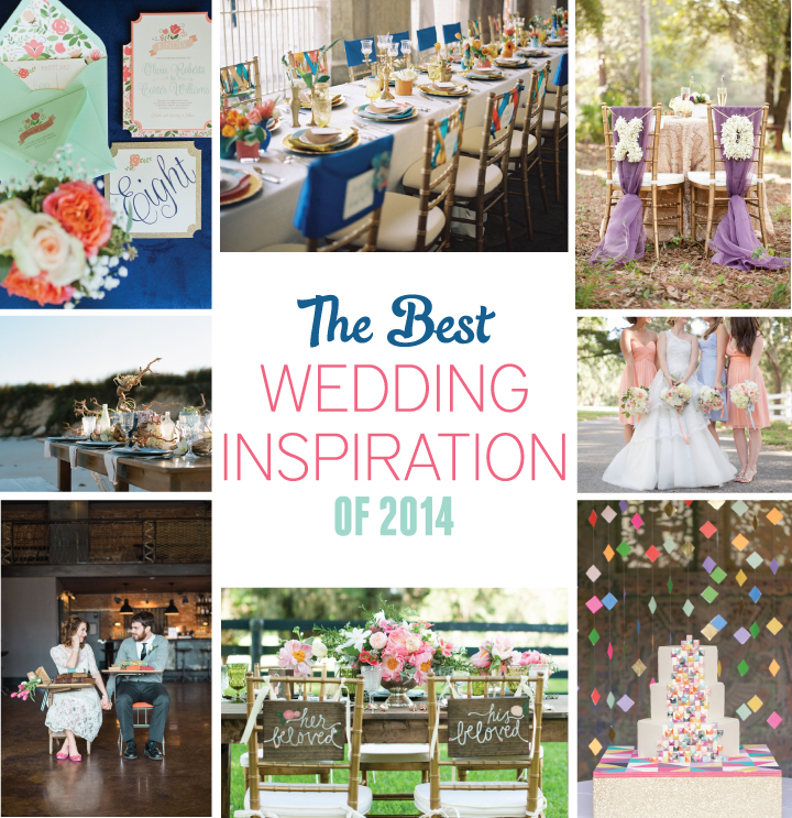 The Best Wedding Inspiration of 2014 via TheELD.com