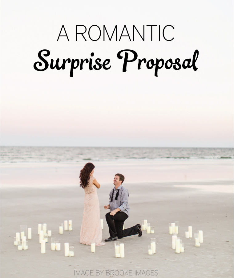 A Romantic Surprise Proposal Idea  via TheELD.com