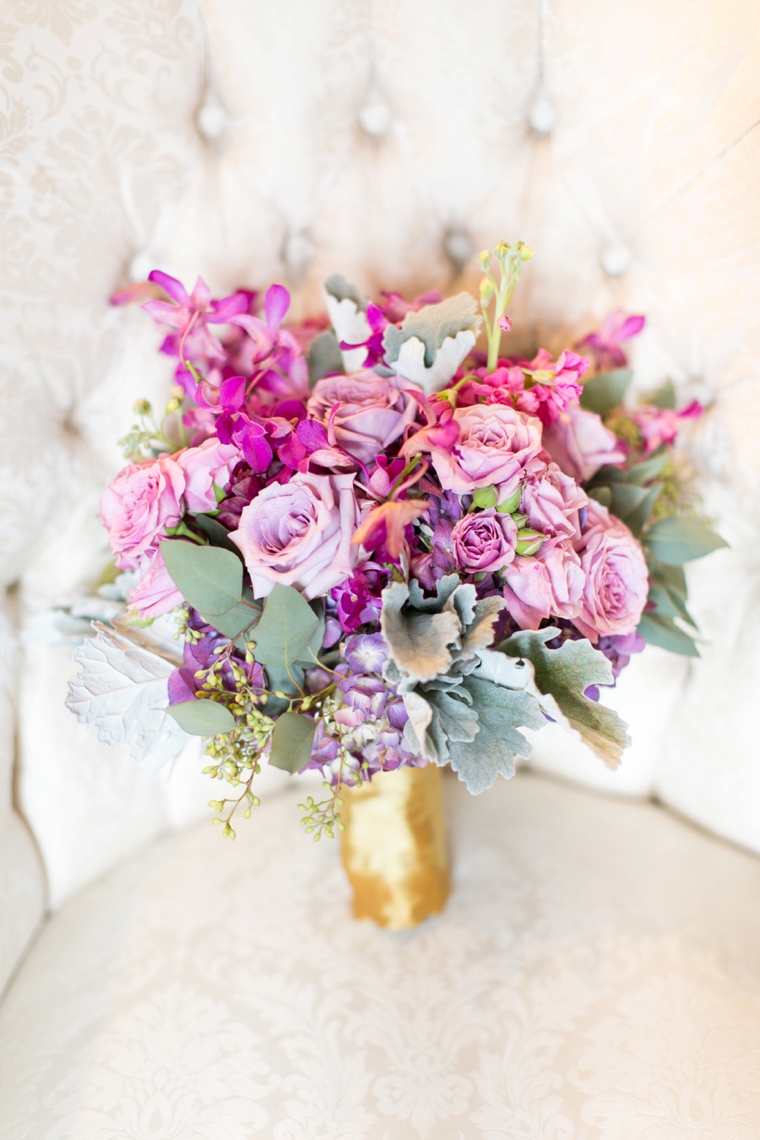 A Chic Plum & Champagne Wedding via TheELD.com