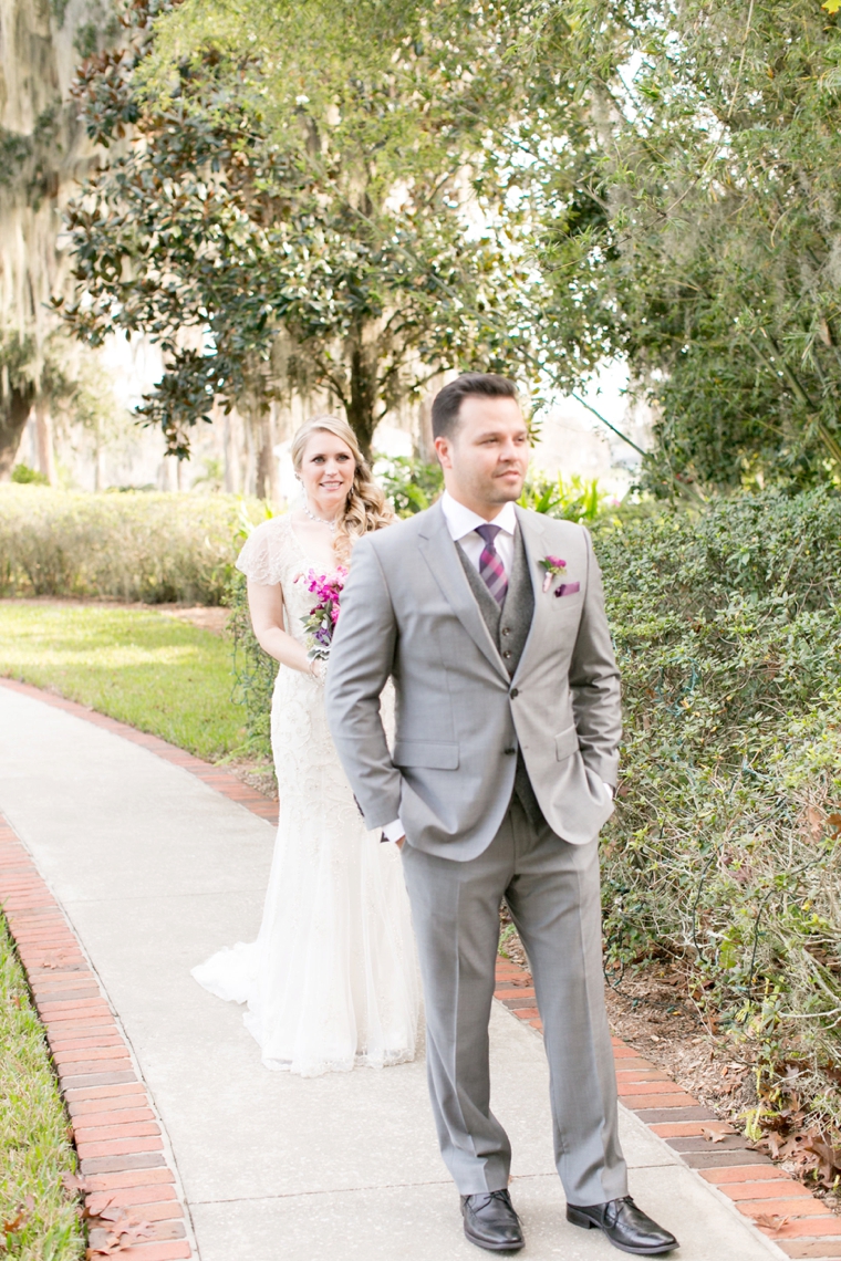 A Chic Plum & Champagne Wedding via TheELD.com