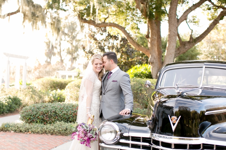 A Chic Plum & Champagne Wedding via TheELD.com