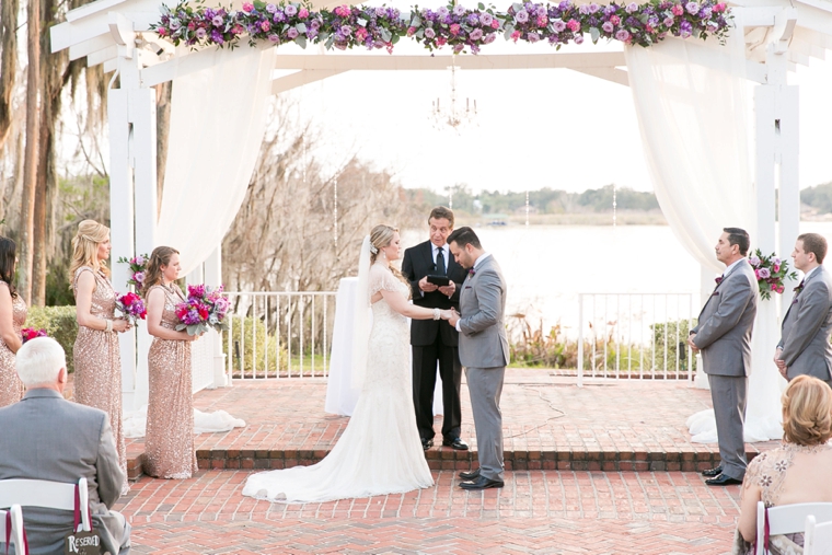 A Chic Plum & Champagne Wedding via TheELD.com