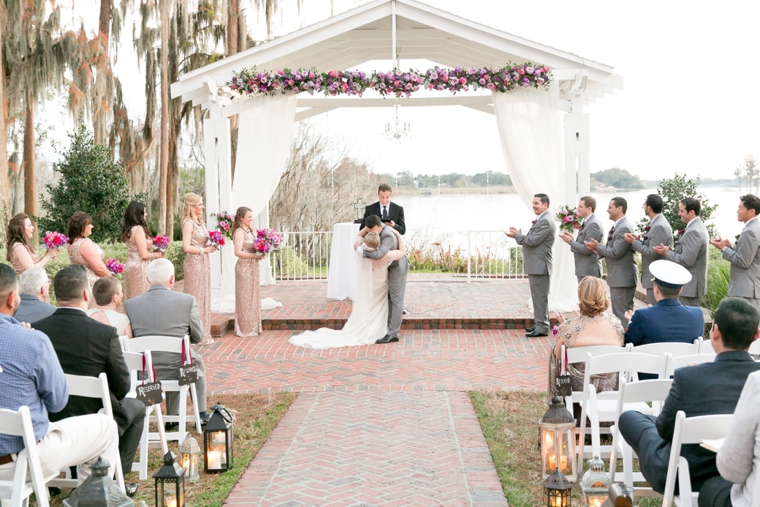 A Chic Plum & Champagne Wedding via TheELD.com