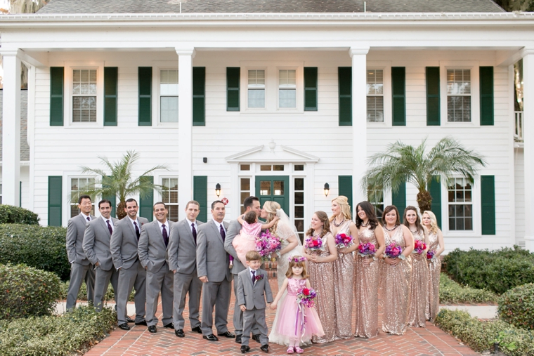 A Chic Plum & Champagne Wedding via TheELD.com