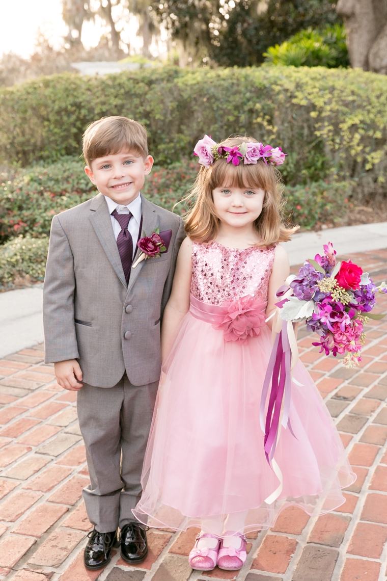 A Chic Plum & Champagne Wedding via TheELD.com