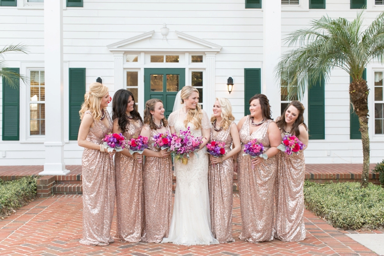 A Chic Plum & Champagne Wedding via TheELD.com