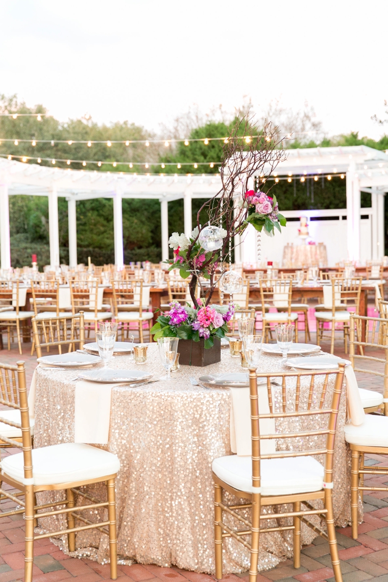 A Chic Plum & Champagne Wedding via TheELD.com