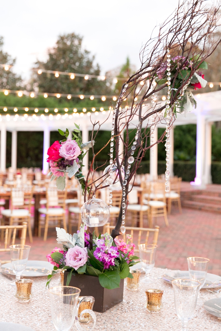 A Chic Plum & Champagne Wedding via TheELD.com