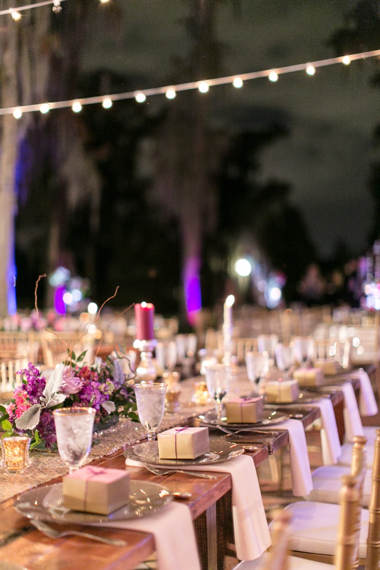 A Chic Plum & Champagne Wedding via TheELD.com