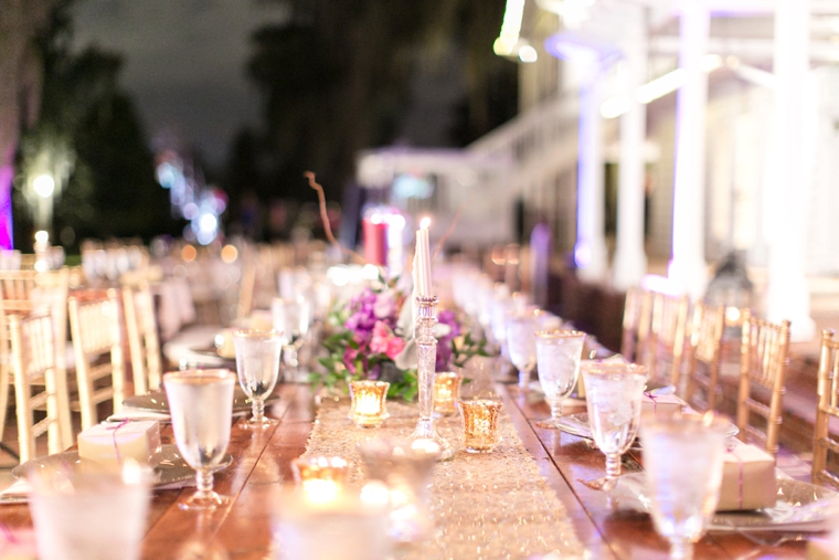 A Chic Plum & Champagne Wedding via TheELD.com